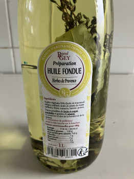 Huile pour fondue bourguignonne 1L