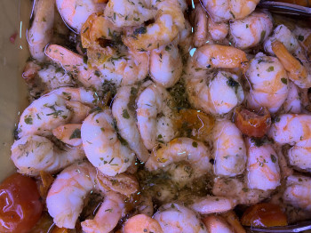 Gambas marinées
