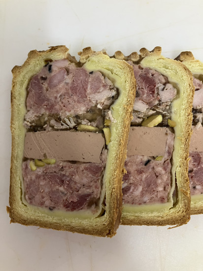 Pâté croute pintade morille