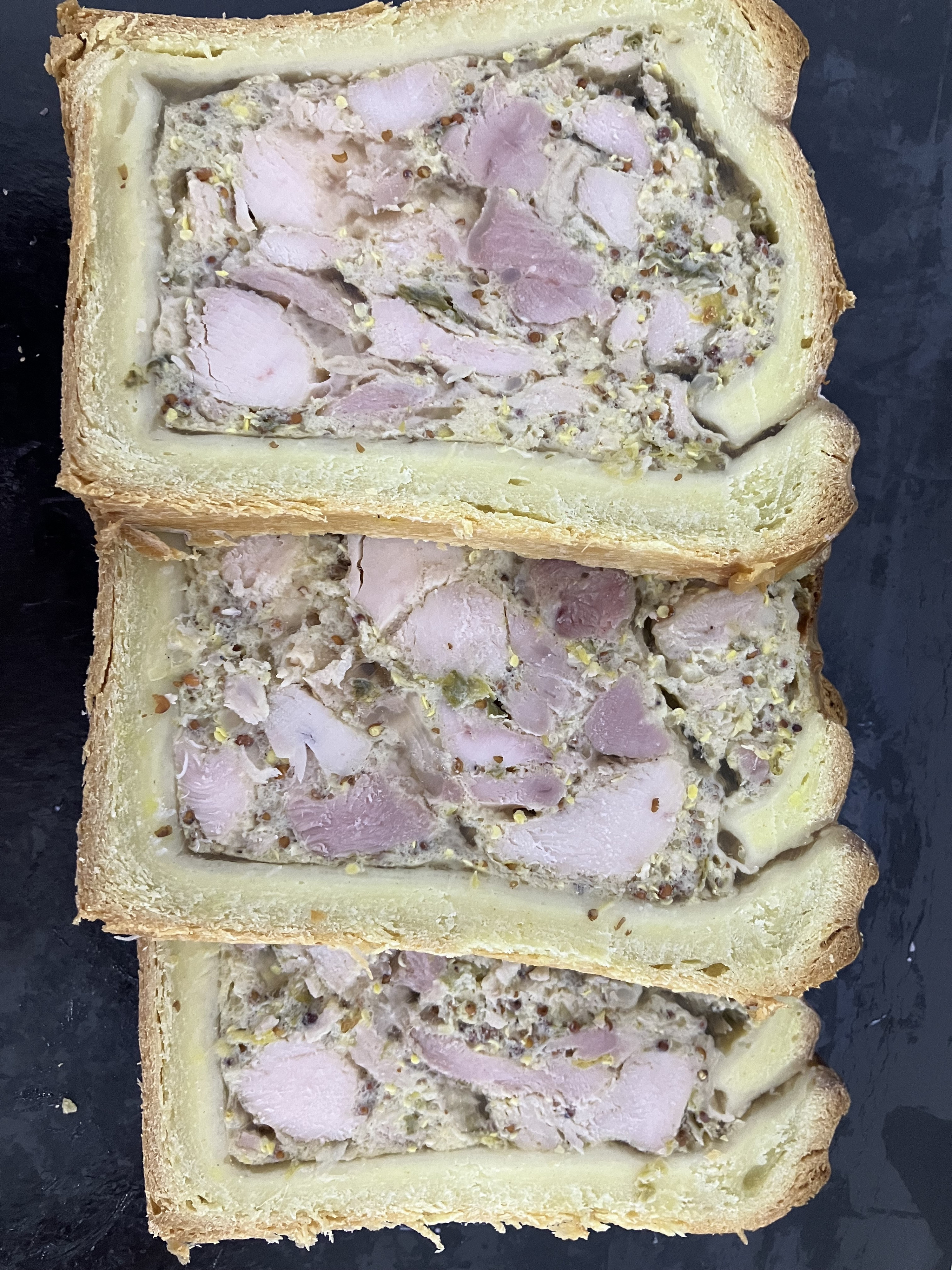 Pâté croûte poulet moutarde
