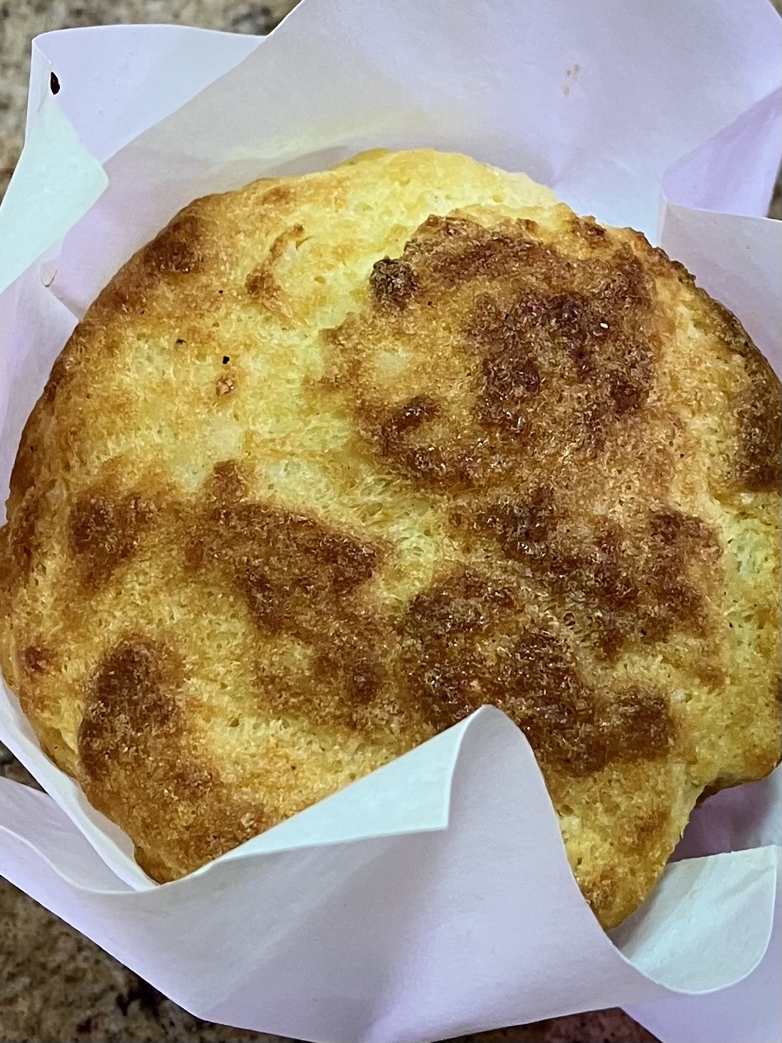 Soufflé parmesan