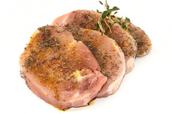 Araignée de porc à la crème de girolles