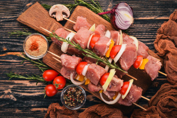 Brochette de boeuf à la tomate et herbes de Provence