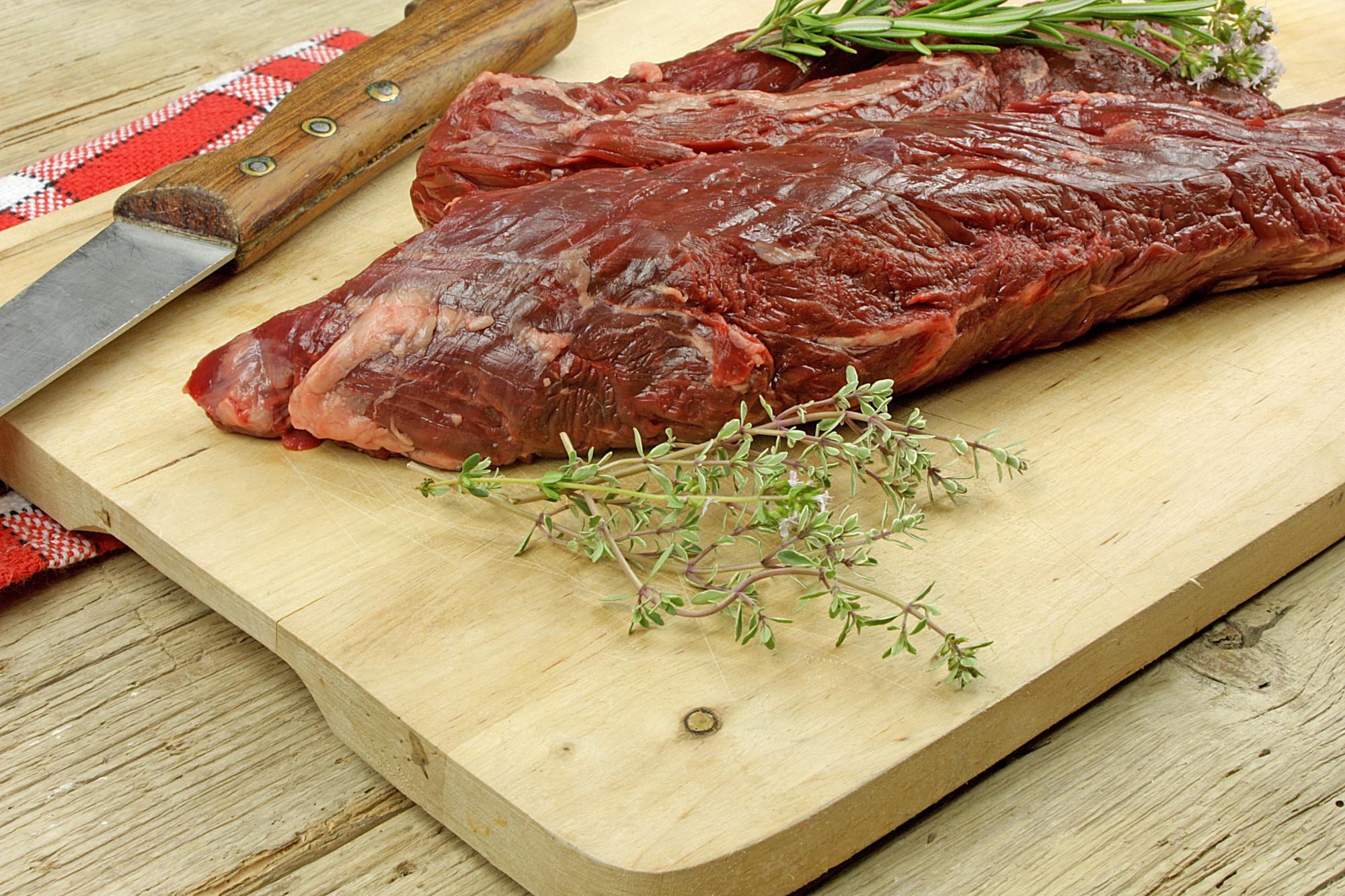 Onglet en bifteck