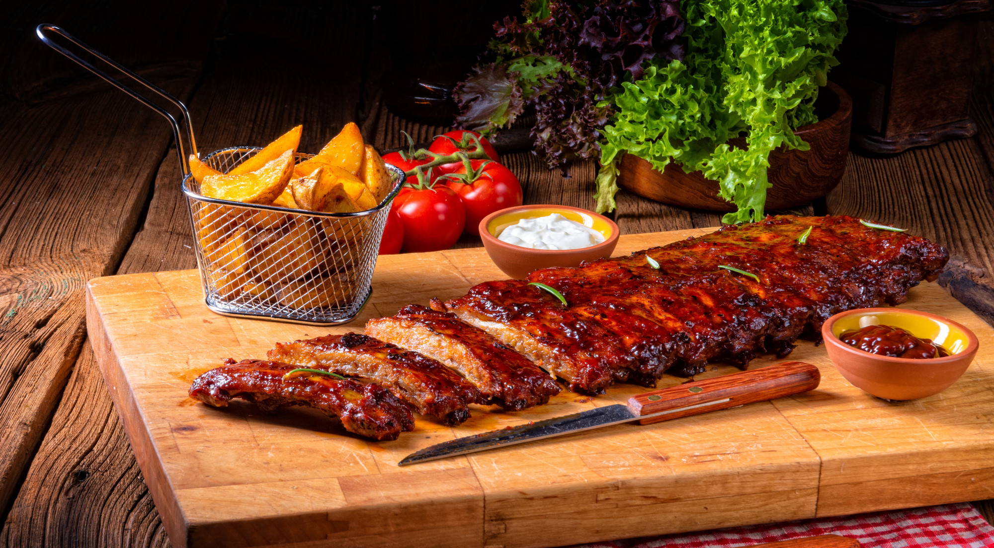 Ribs de porc tex mex